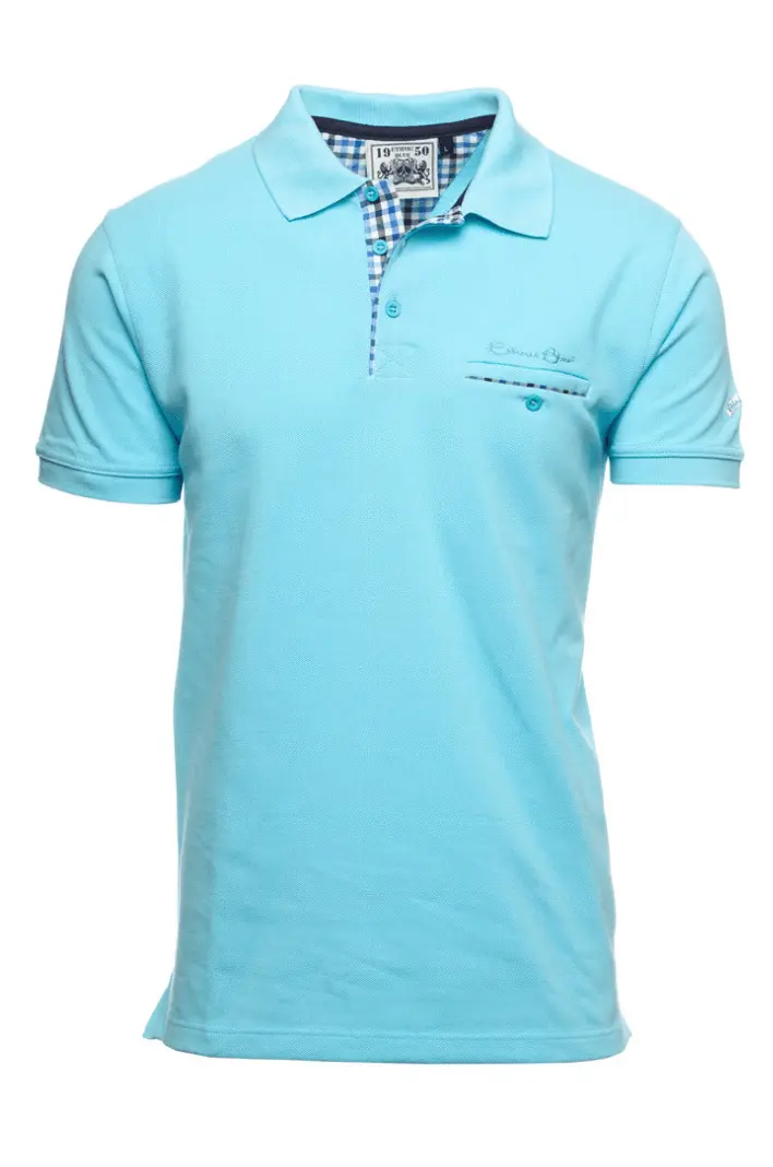 Polo Ethnic Blue bleu turquoise