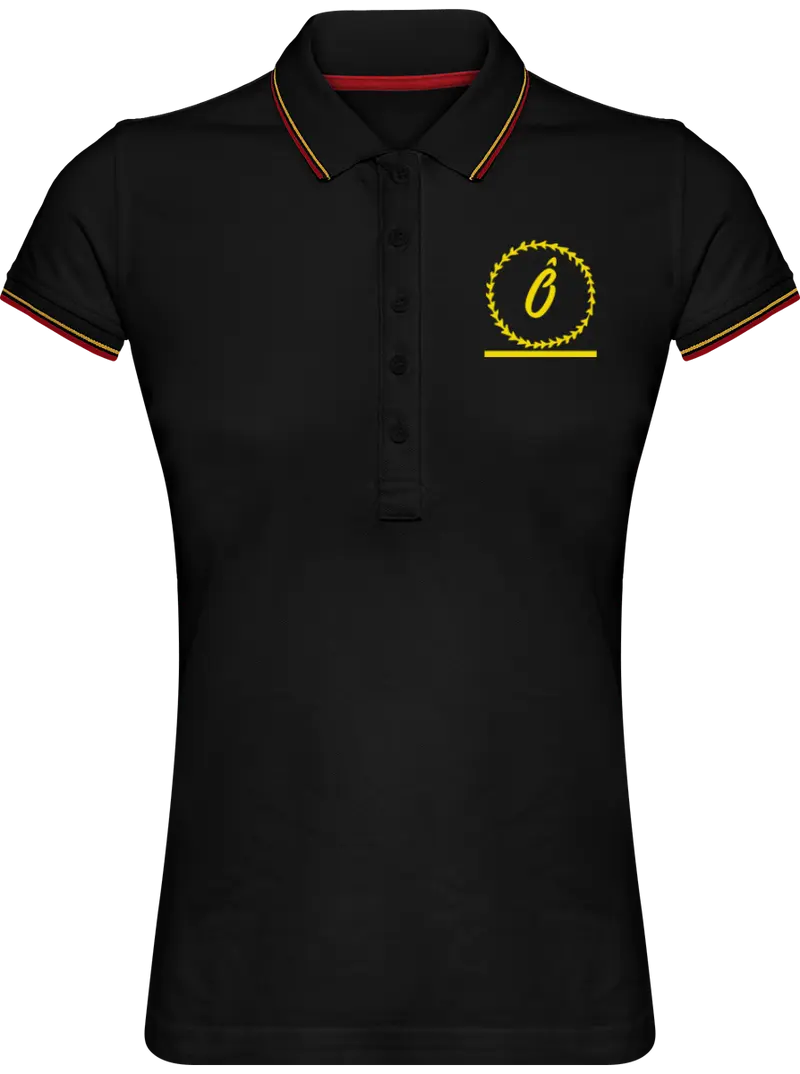 Polo Femme Maille Piquée 2 Bandes Ô Gold