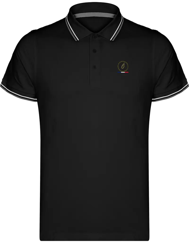 Polo Homme Maille Piquées 2 bandes Ô