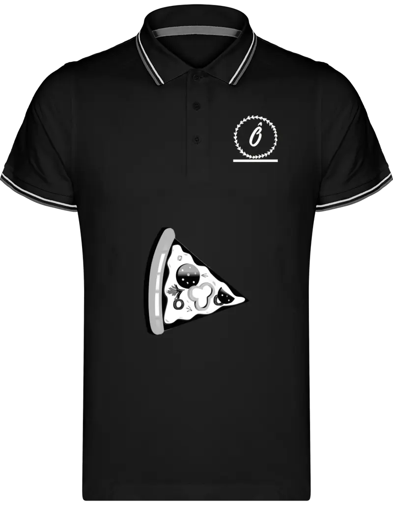 Polo Homme Ô Pizza Anis