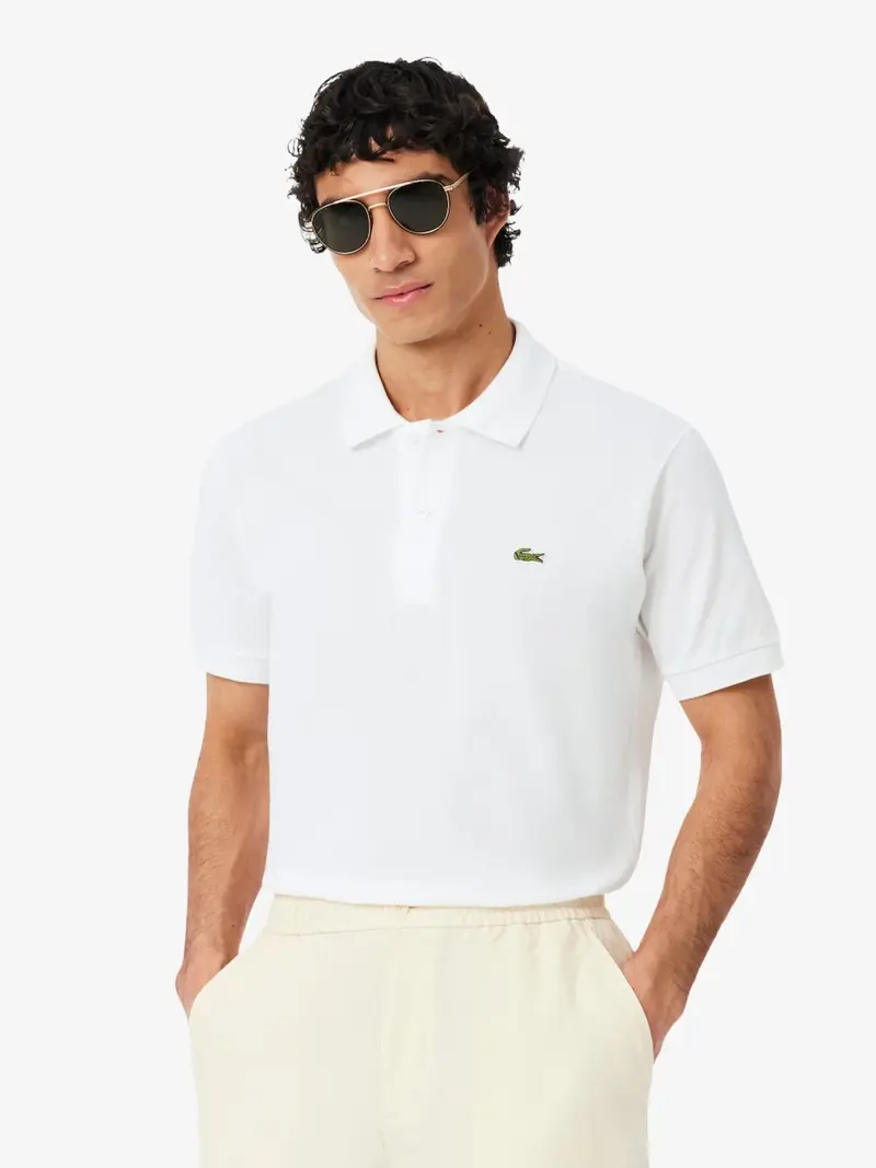 Polo L.12.12 Lacoste blanc