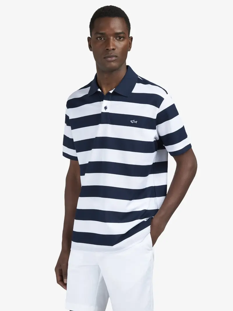 Polo marinière Paul & Shark marine