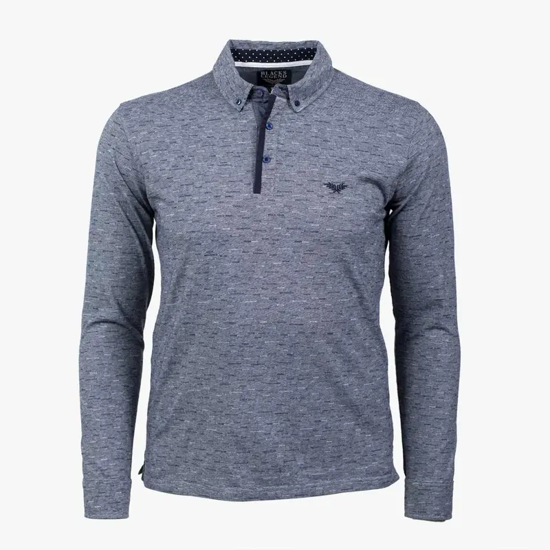 Polo ml bleu chiné