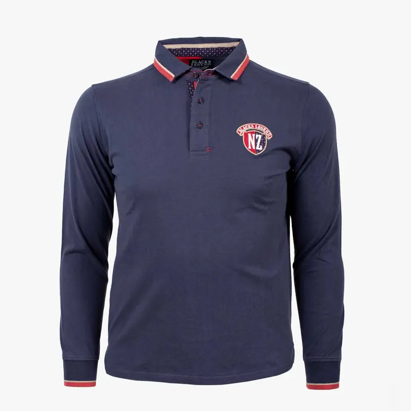 Polo ml bleu marine NZ