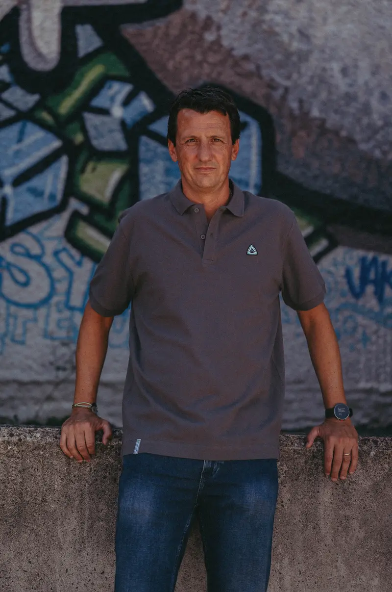 Polo pampille homme anthracite