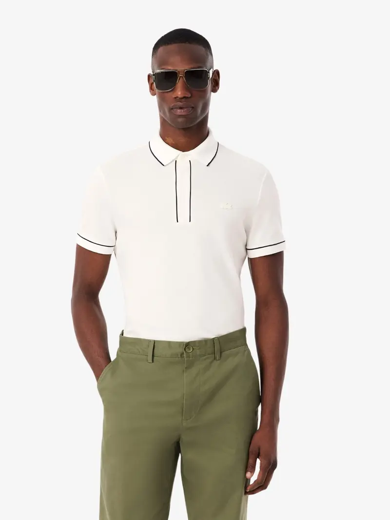 Polo Paris Lacoste blanc