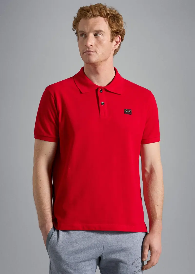 Polo Paul & Shark rouge