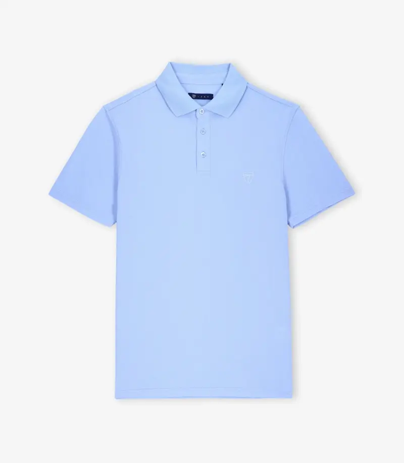 Polo piqué ciel