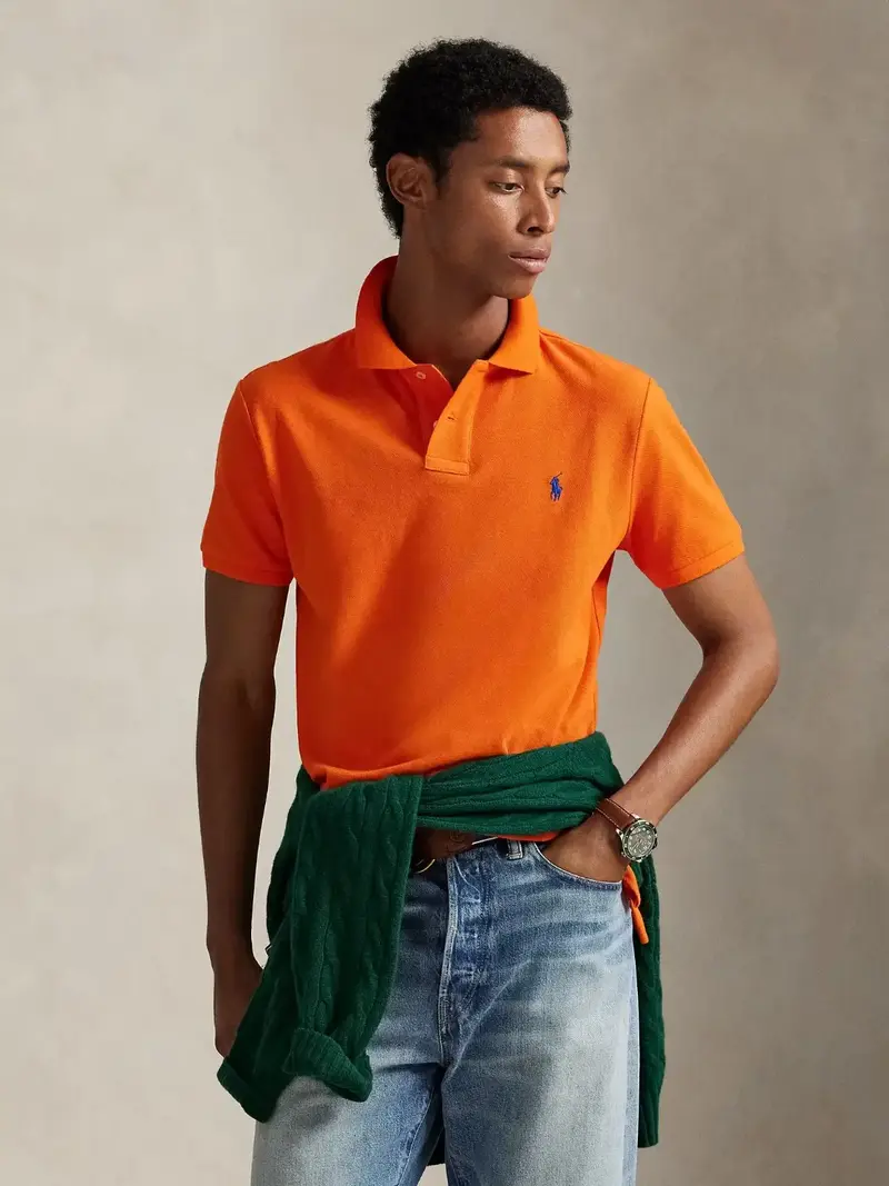 Polo Ralph Lauren orange en coton