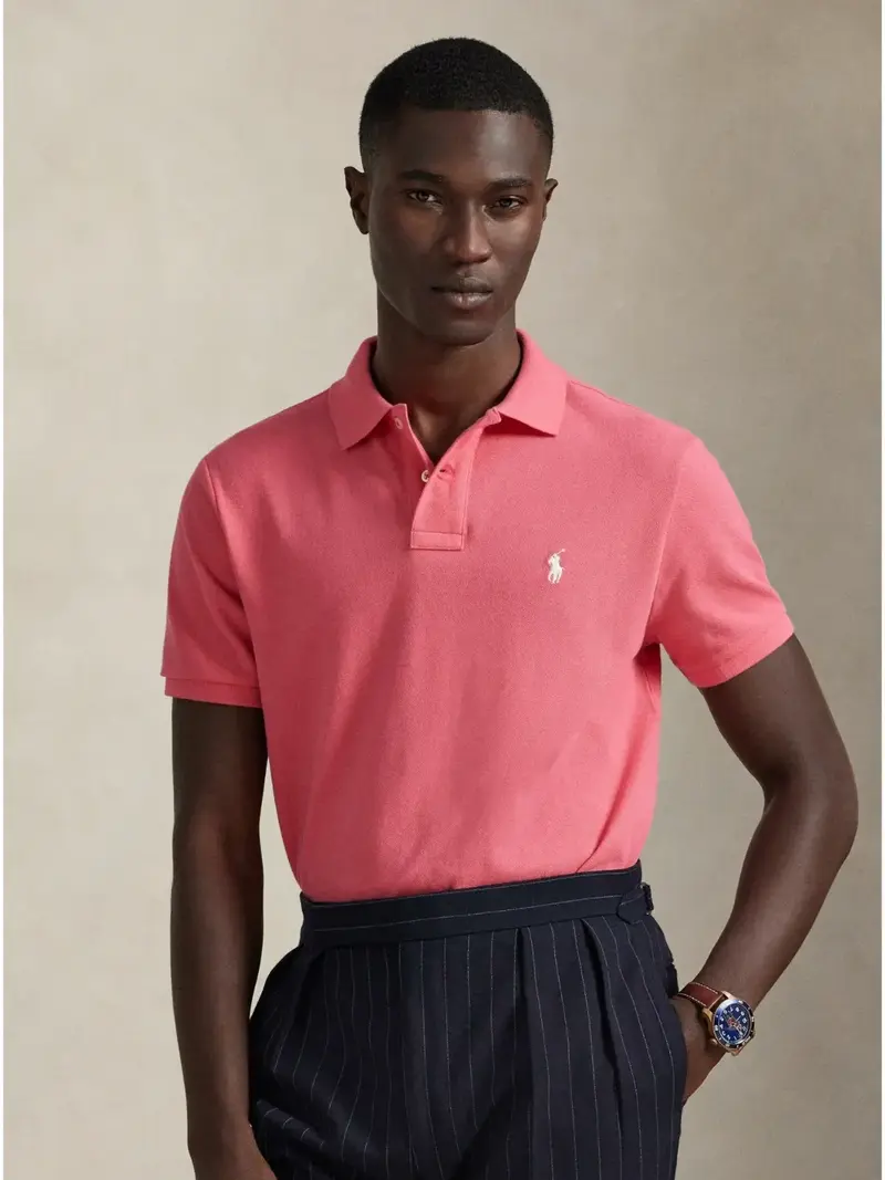 Polo Ralph Lauren rose en coton