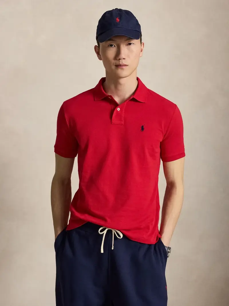 Polo Ralph Lauren rouge en coton