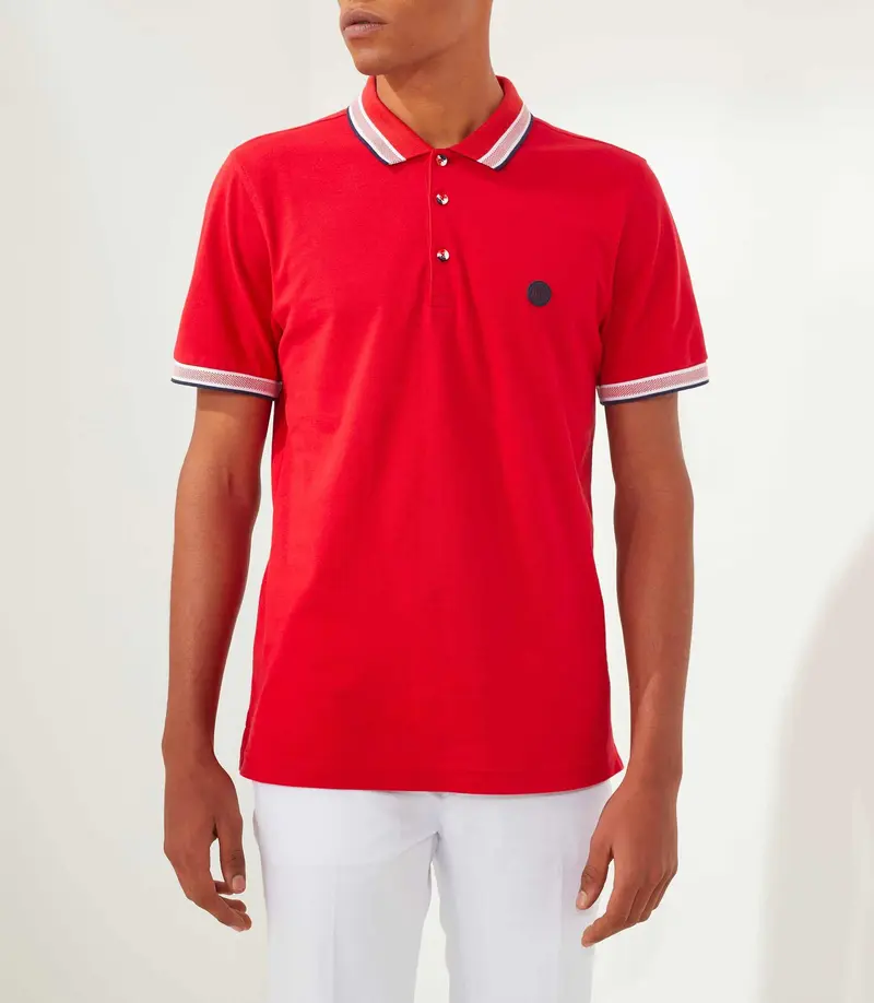Polo rouge "Macro"