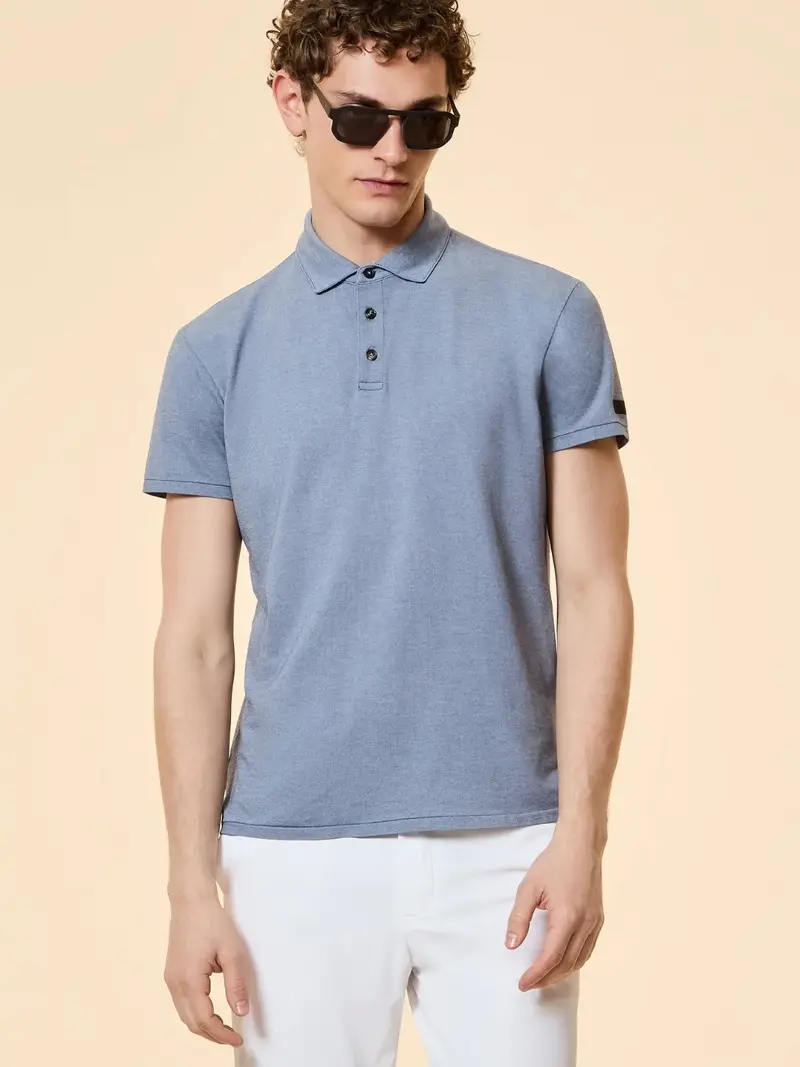 Polo RRD bleu