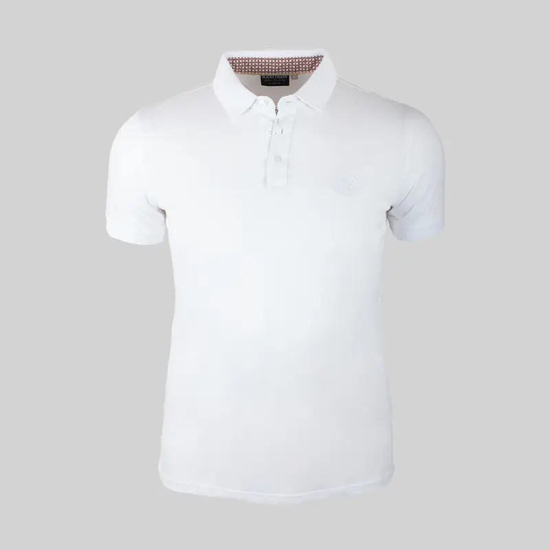 Polo rugby blanc