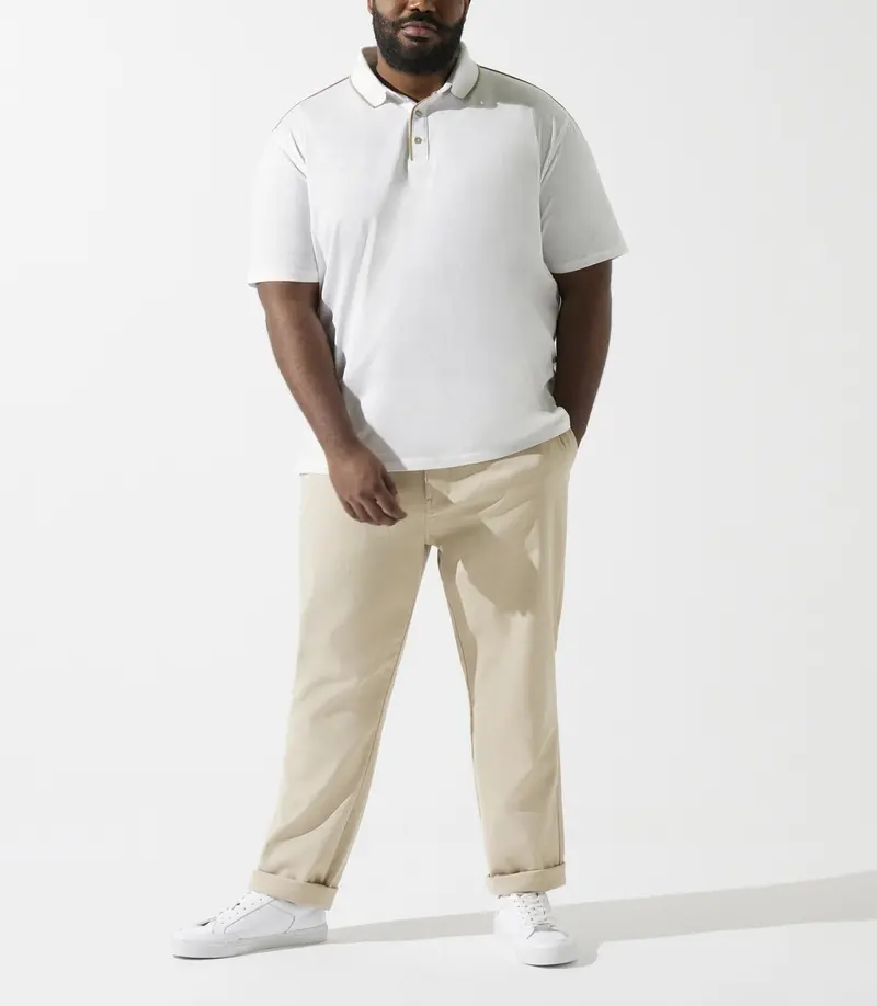 Polo uni blanc GUILLAUMEBT