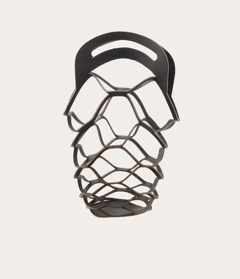 Porte Bouteille Filet Noir