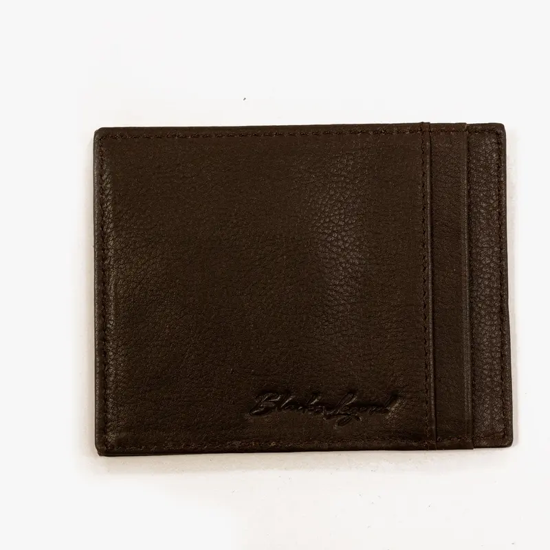 Porte-carte marron cuir
