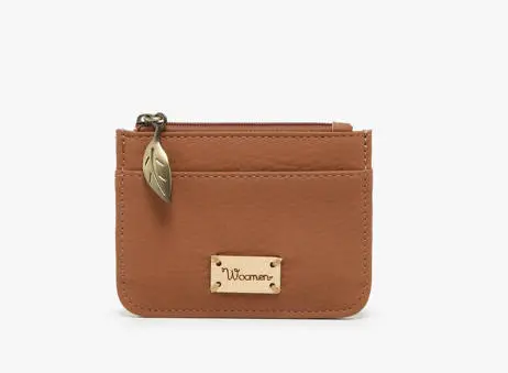 Porte-cartes Marron Muscari- Pratique et Vegan