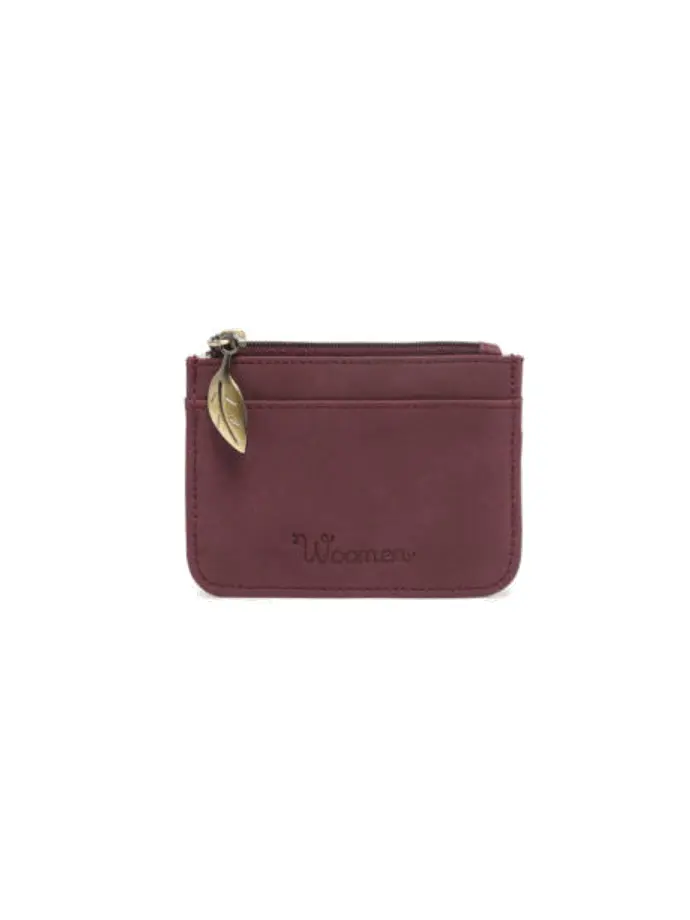 Porte-cartes Prune- Pratique et Vegan