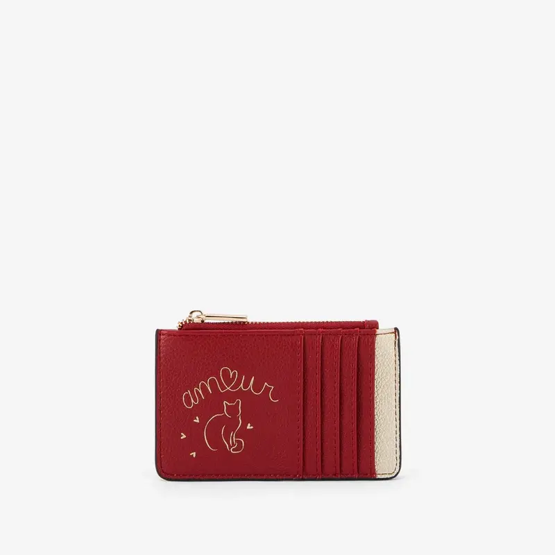 Porte-cartes Sya Lollipops Rouge