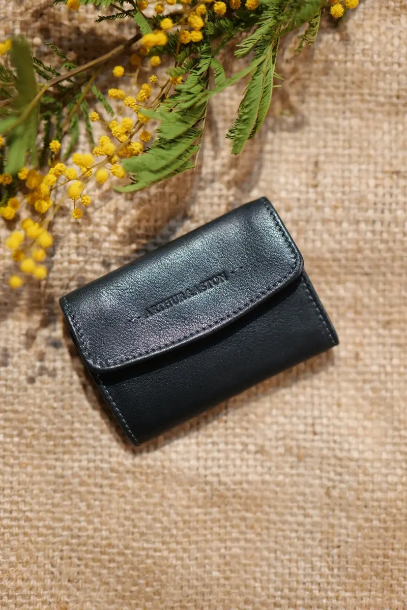 Porte-monnaie homme compact en cuir RFID – Arthur & Aston