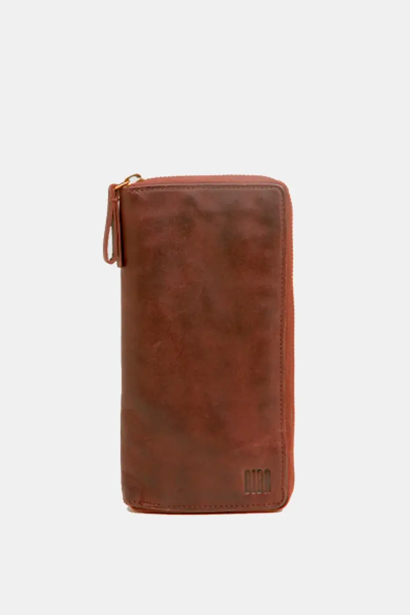 Portefeuille compagnon en cuir BIBA Boston BT10 – Grand format pratique