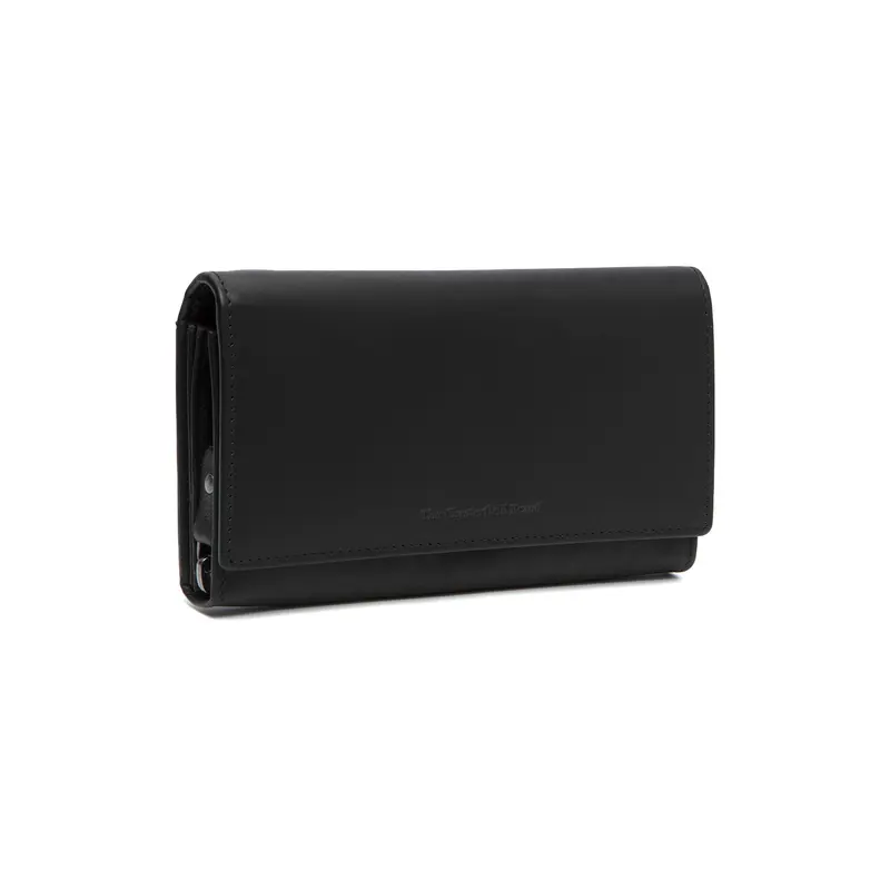 Portefeuille en cuir Chesterfield-Mirthe Noir