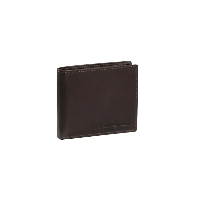 Portefeuille en cuir Chesterfield-Ralph Marron