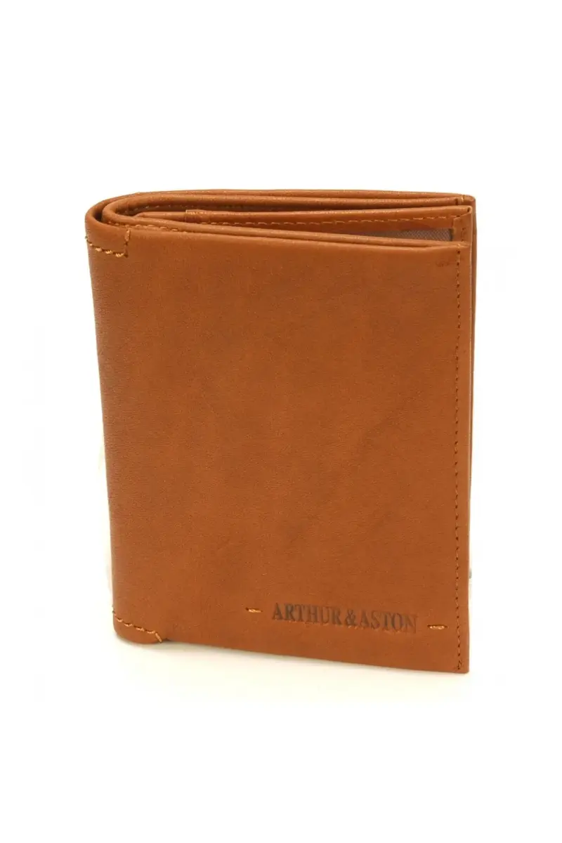 Portefeuille en cuir pleine fleur pour homme - Compact et sécurisé