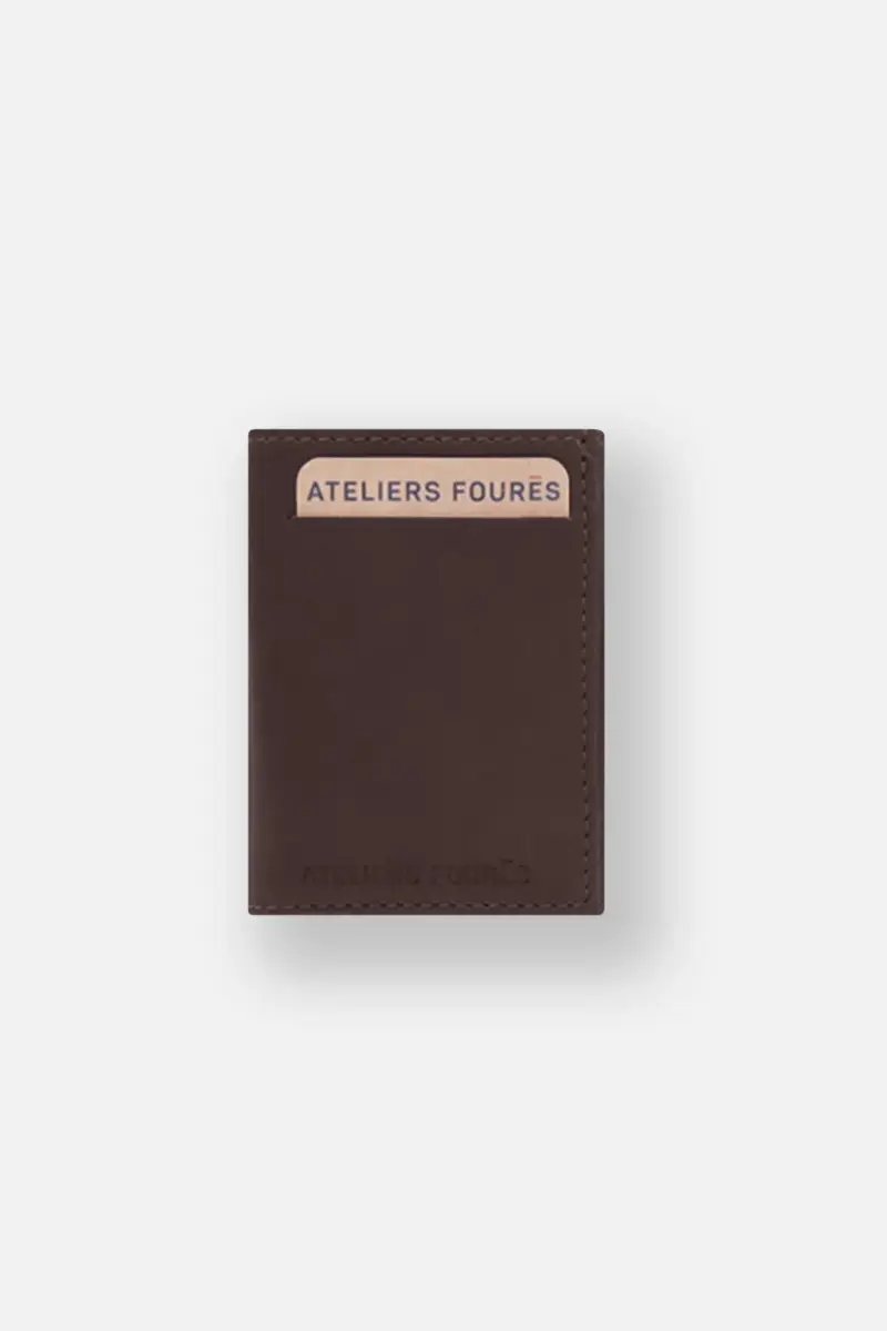Portefeuille homme cuir Thasos – Anti-RFID – Fabriqué en France