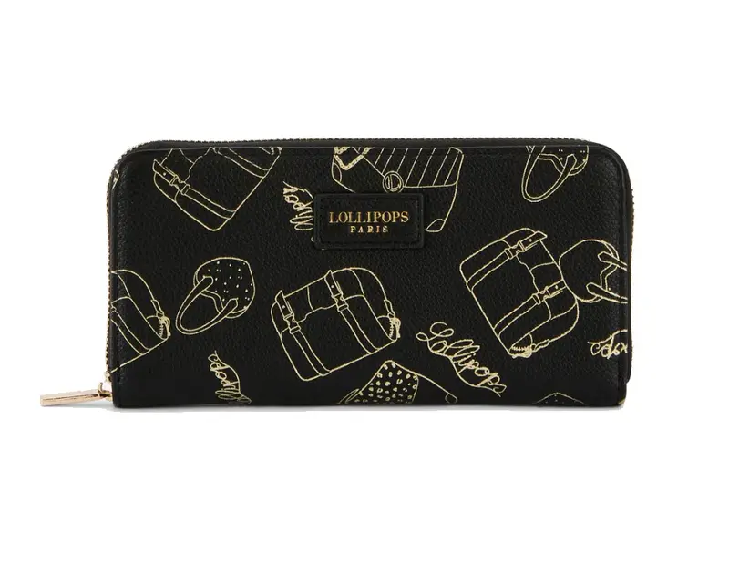 Portefeuille Lollipops Sya Noir