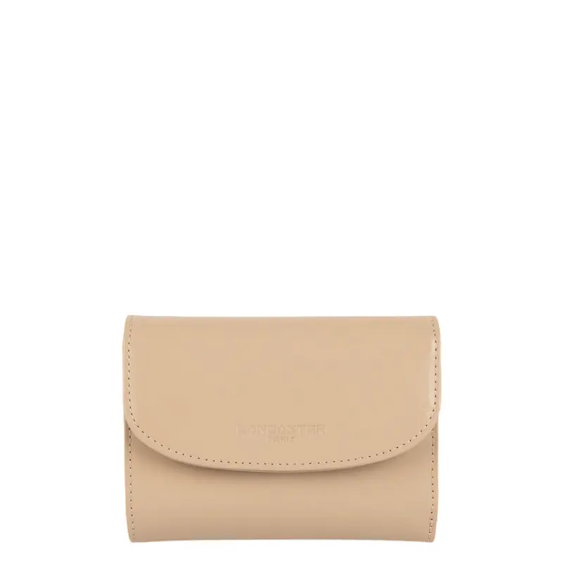 Portefeuille Paris PM Lancaster Beige