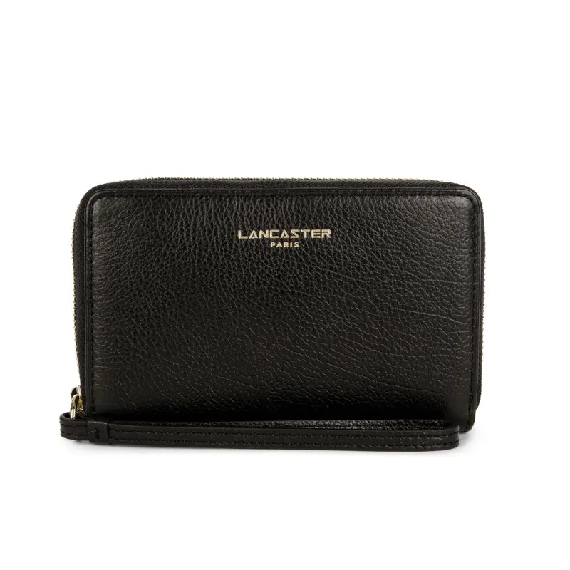 Portefeuille Zippé Dune Lancaster 129-17 Noir