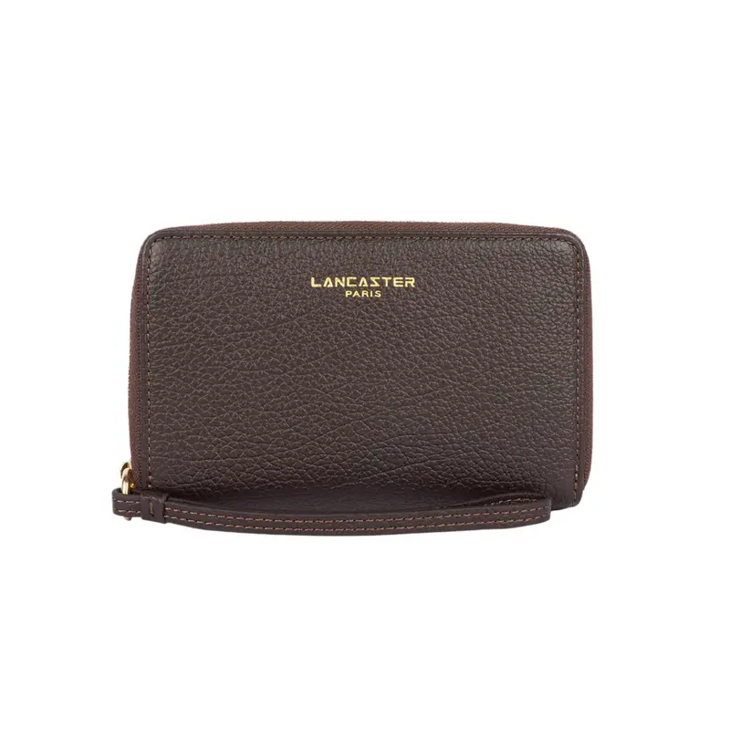 Portefeuille Zippé Dune Marron Lancaster