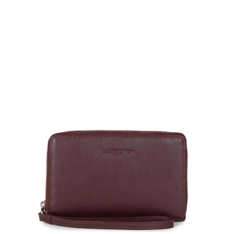 Portefeuille zippé Paris PM Lancaster Bordeaux