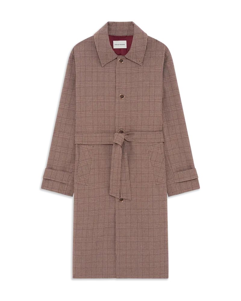 Prince Of Wales Belted Coat