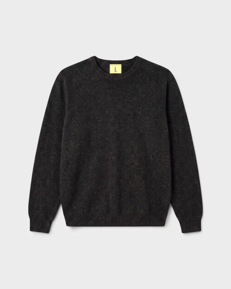 Pull Armen Col Rond Charcoal