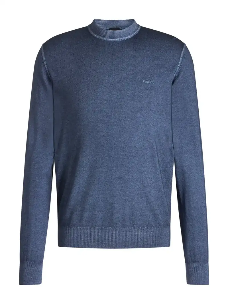 Pull BOSS bleu en laine