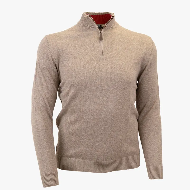 Pull camionneur beige cachemire