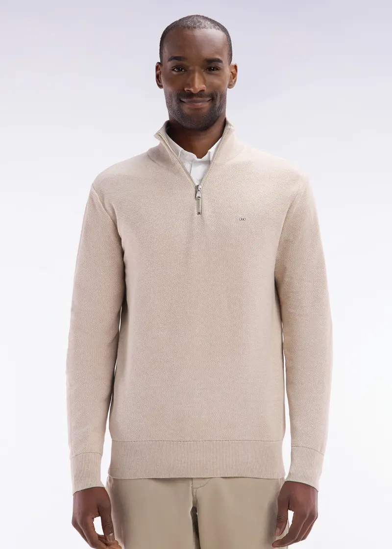 Pull camionneur Eden Park beige