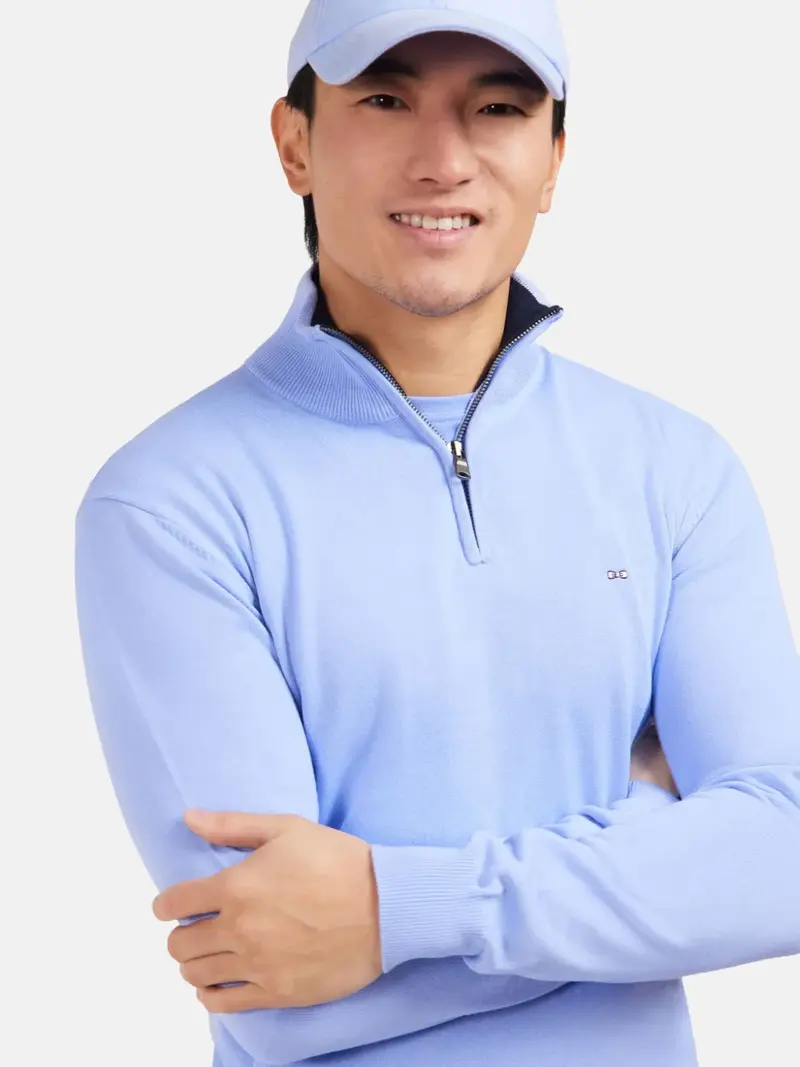 Pull camionneur Eden Park bleu