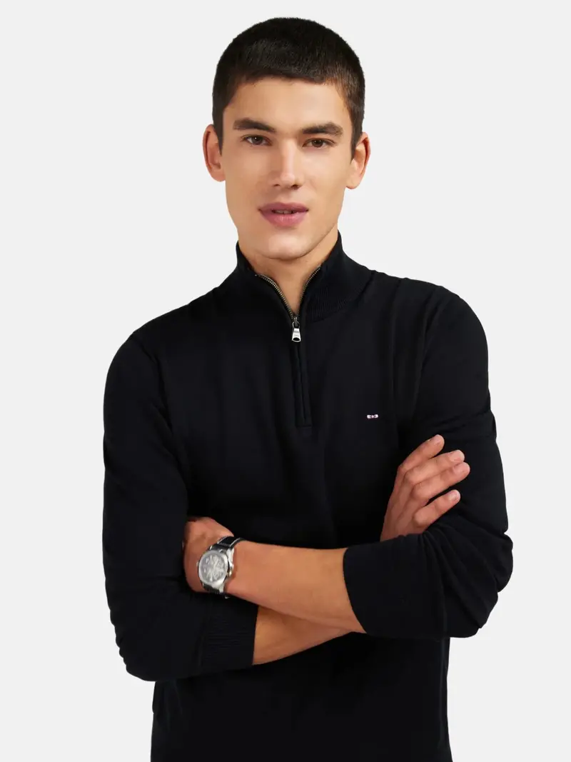 Pull camionneur Eden Park noir en coton