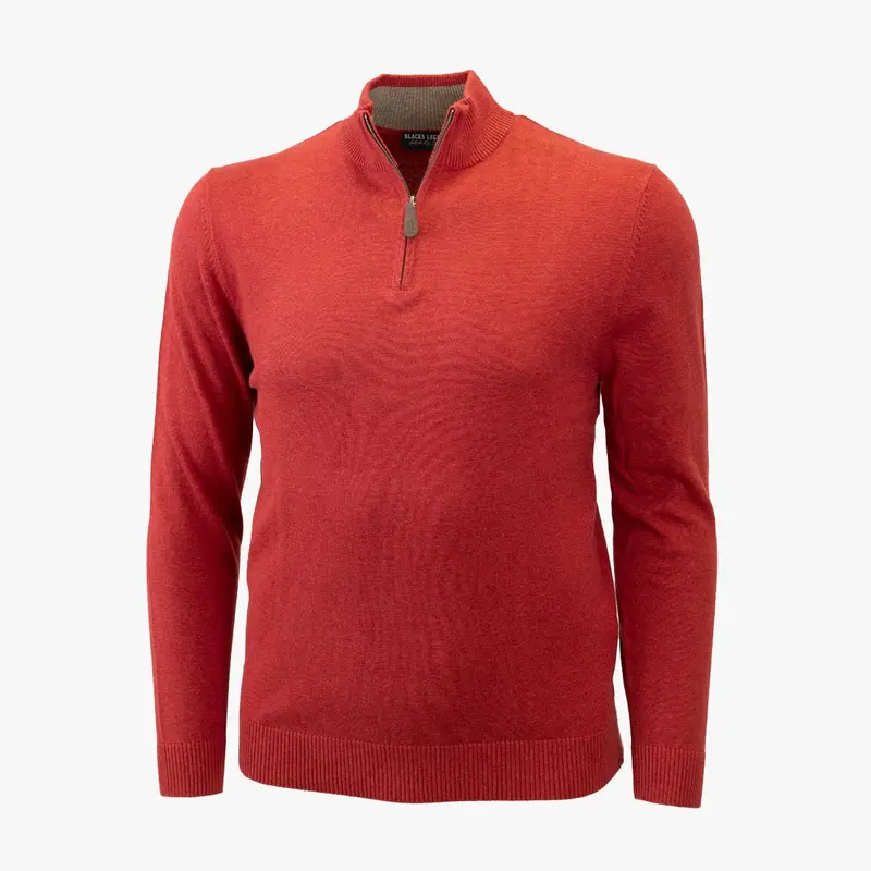 Pull camionneur rouge cachemire