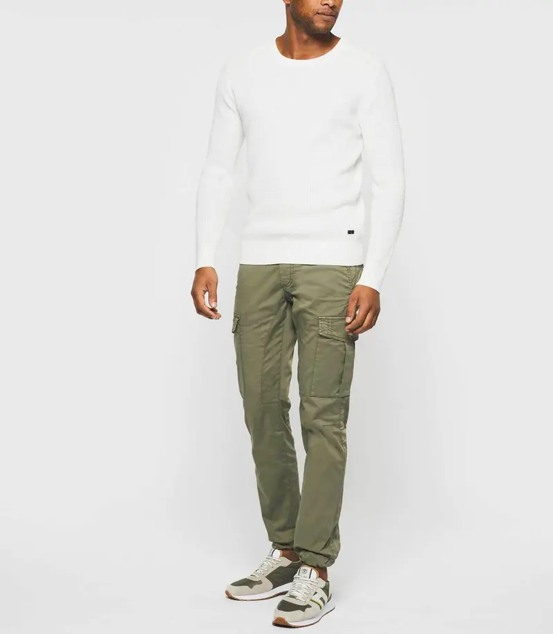 Pull col rond écru "Django"