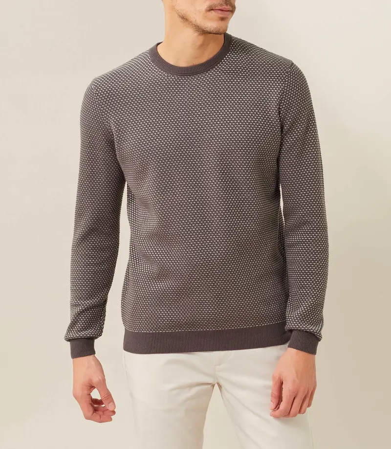 Pull col rond Kaki "Fapoleon"