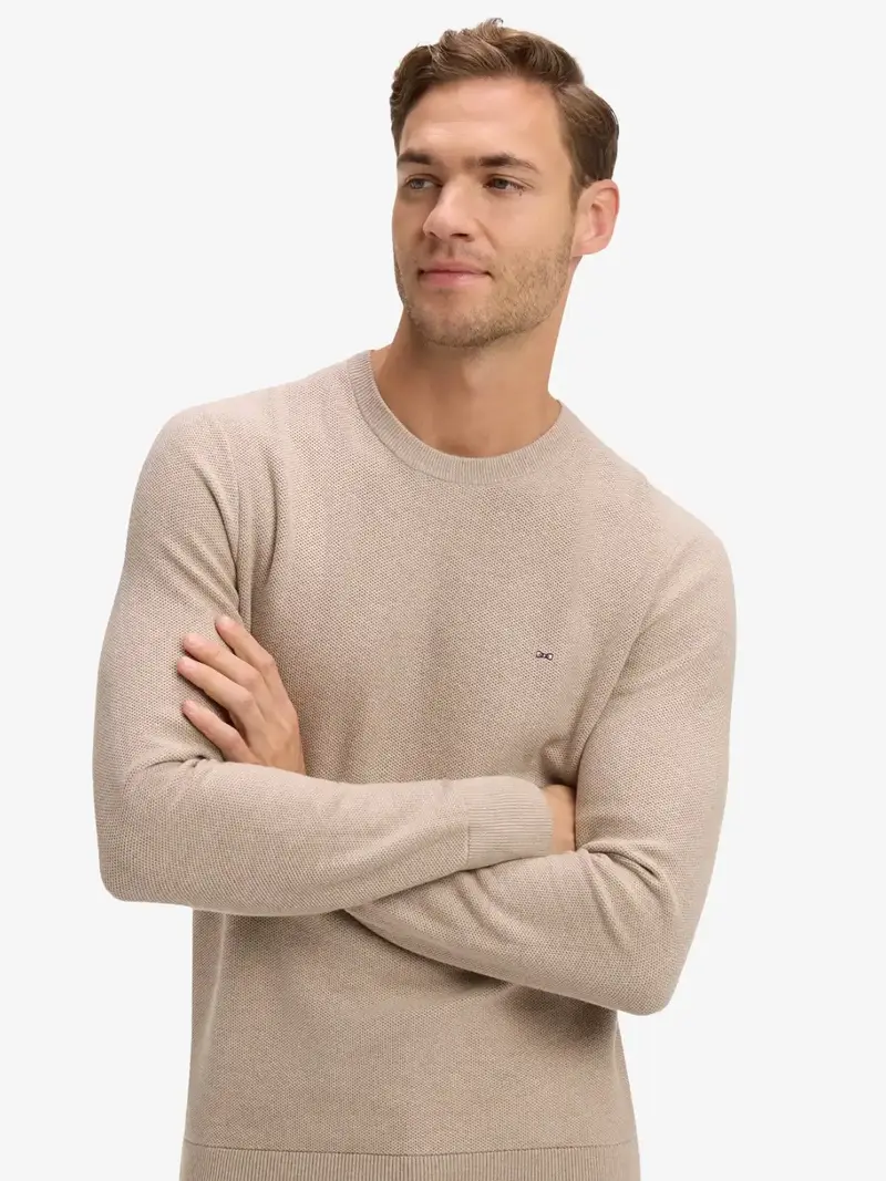 Pull Eden Park beige en coton