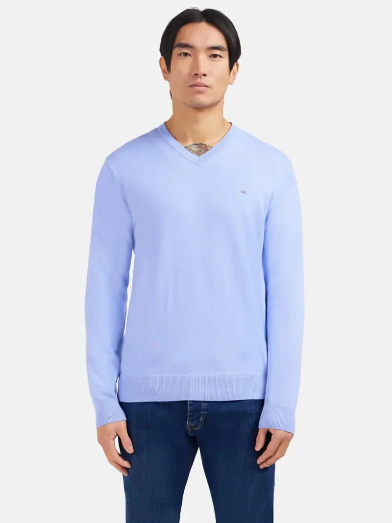 Pull Eden Park bleu en coton