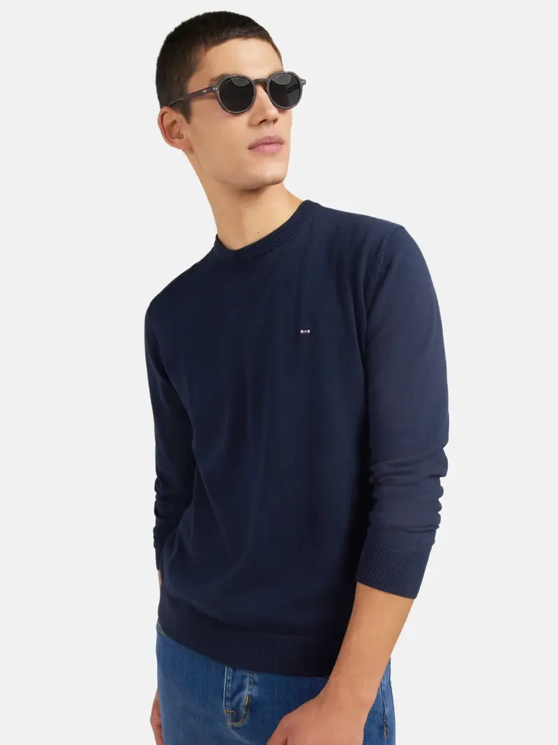 Pull Eden Park marine en coton
