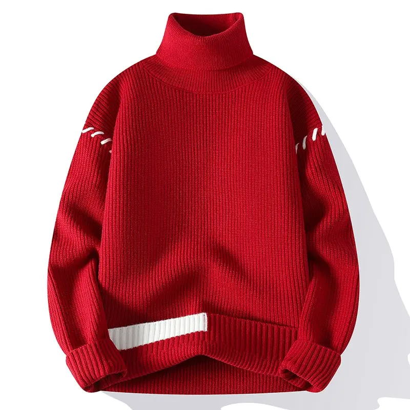 Pull en acrylique style campus, du S au 3XL