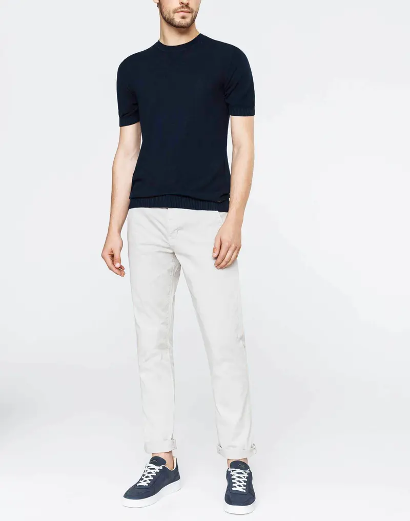 Pull fantaisie marine